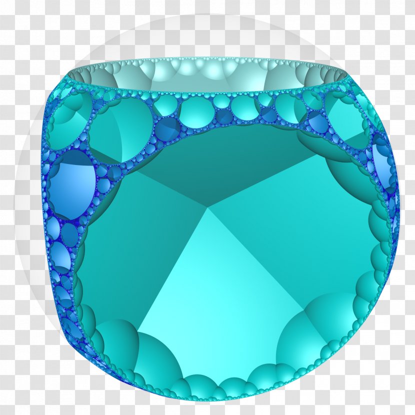 Turquoise Cobalt Blue Teal Circle - Honeycomb Transparent PNG