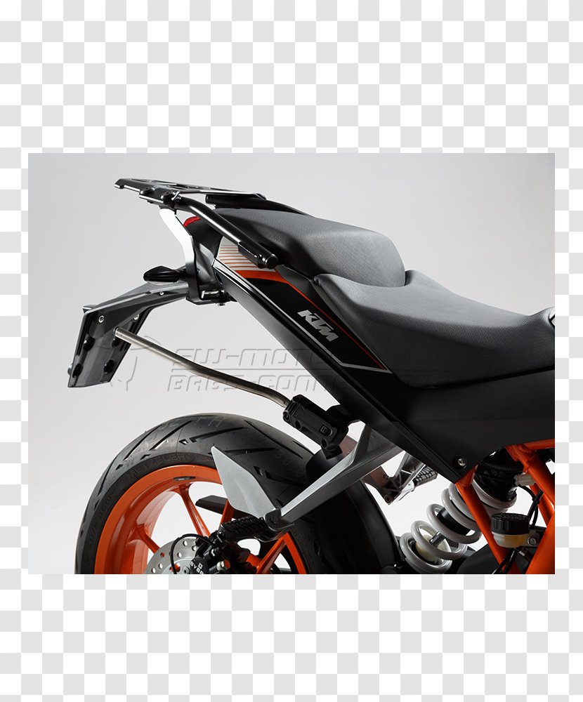 KTM 390 Series Saddlebag Motorcycle 200 Duke - Exhaust System Transparent PNG