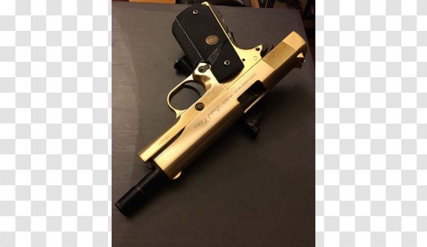 Firearm Trigger GBB Airsoft Guns - Flower - Gold Gun Transparent PNG