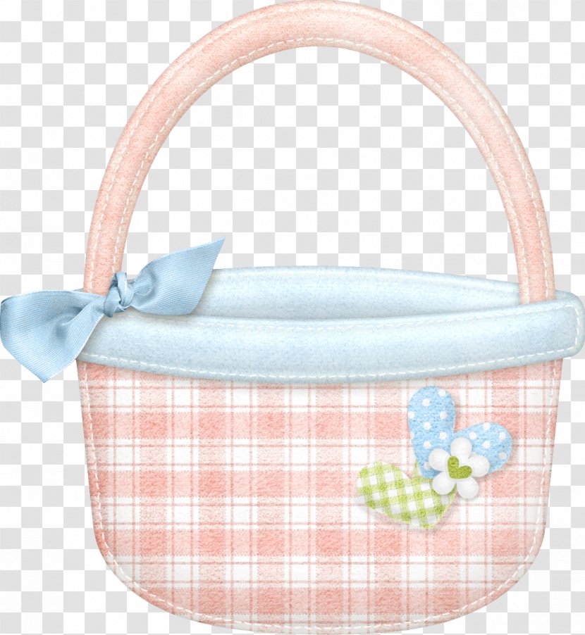 Easter Bunny Egg Basket Transparent PNG