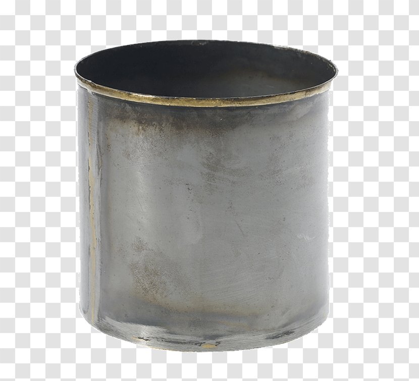 Vase Glass Crock Cylinder Flowerpot - Metal Transparent PNG