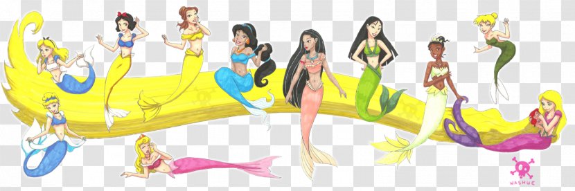 Ariel Belle Rapunzel Disney Princess Mermaid Transparent PNG