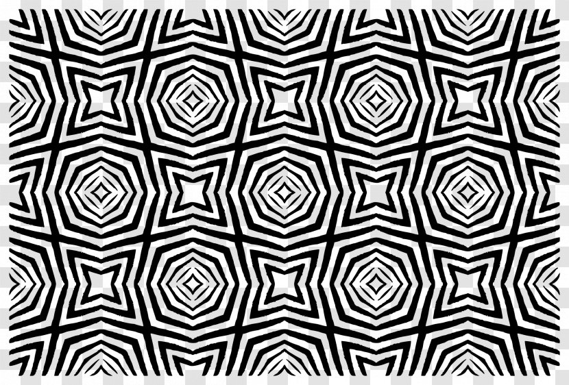 Op Art Pattern - Monochrome - Zebra Transparent PNG