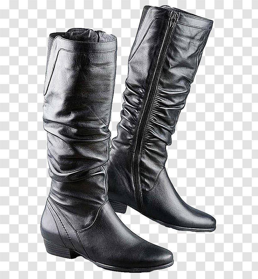 Riding Boot Shoe Footwear Dress - Black Boots Transparent PNG
