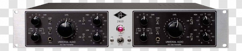 Microphone Preamplifier Universal Audio Sound - Receiver Transparent PNG