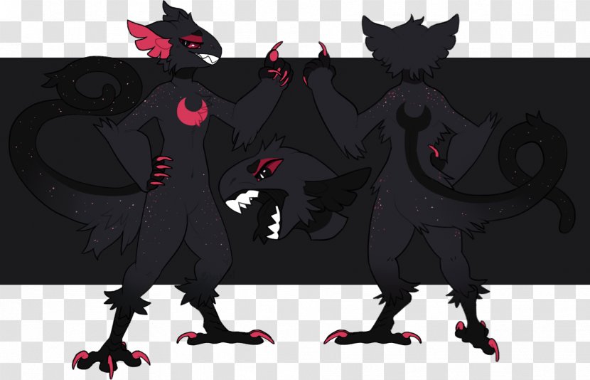 Demon Carnivora Legendary Creature Animated Cartoon - Black M Transparent PNG