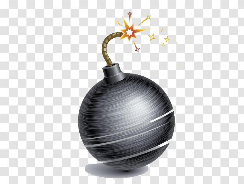 Time Bomb Explosion Land Mine - Gray Bombs Transparent PNG