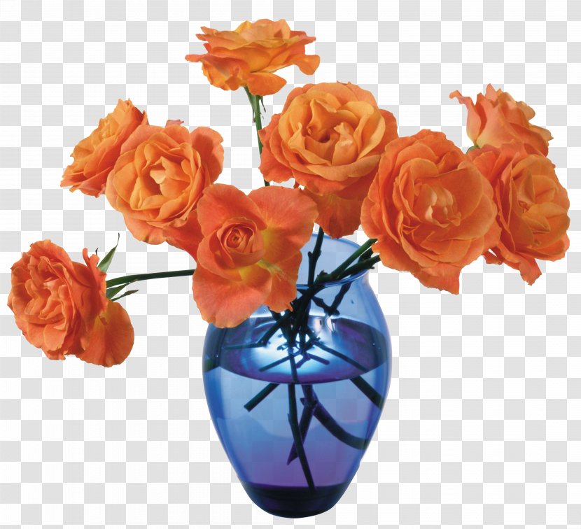Vase Cut Flowers Garden Roses Flower Bouquet - Peach - Gladiolus Transparent PNG