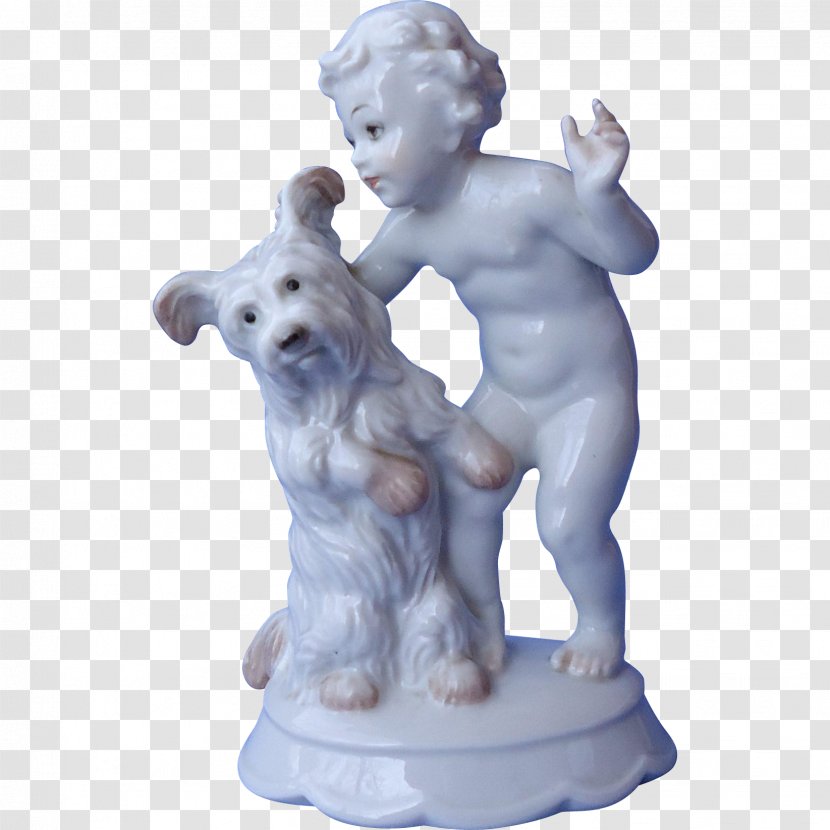Classical Sculpture Stone Carving Statue Figurine - Yorkie Transparent PNG