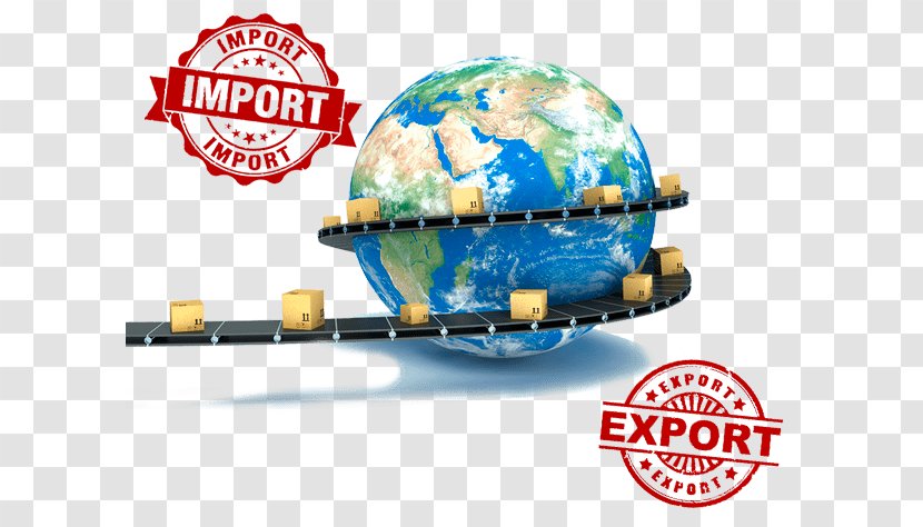 International Trade Freight Forwarding Agency Export Import Cargo - Globe Transparent PNG