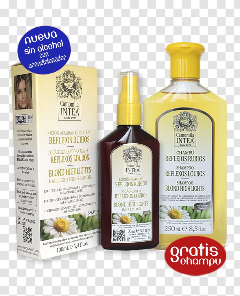 Lotion Blond Hair Roman Chamomile Shampoo - Mask Ad Transparent PNG