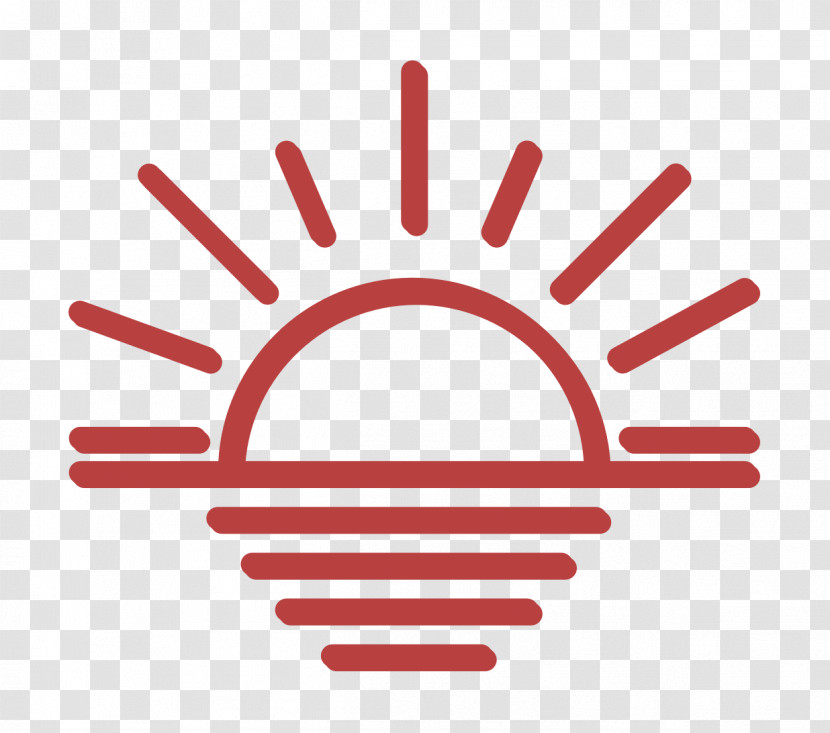 Sun Icon Travel Icon Sunset Icon Transparent PNG