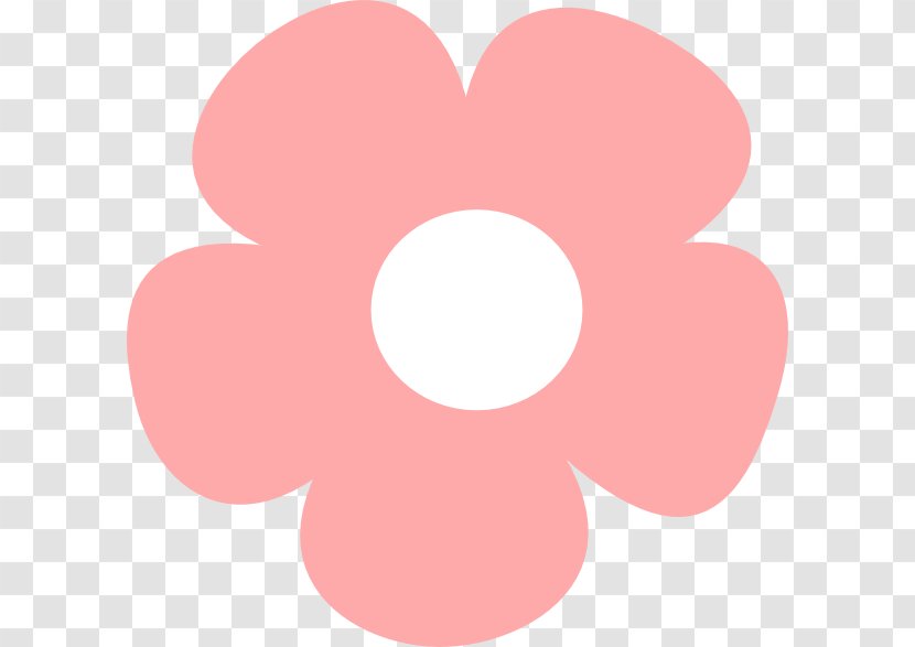 Petal Pink - Symbol - Simple Flower Cliparts Transparent PNG
