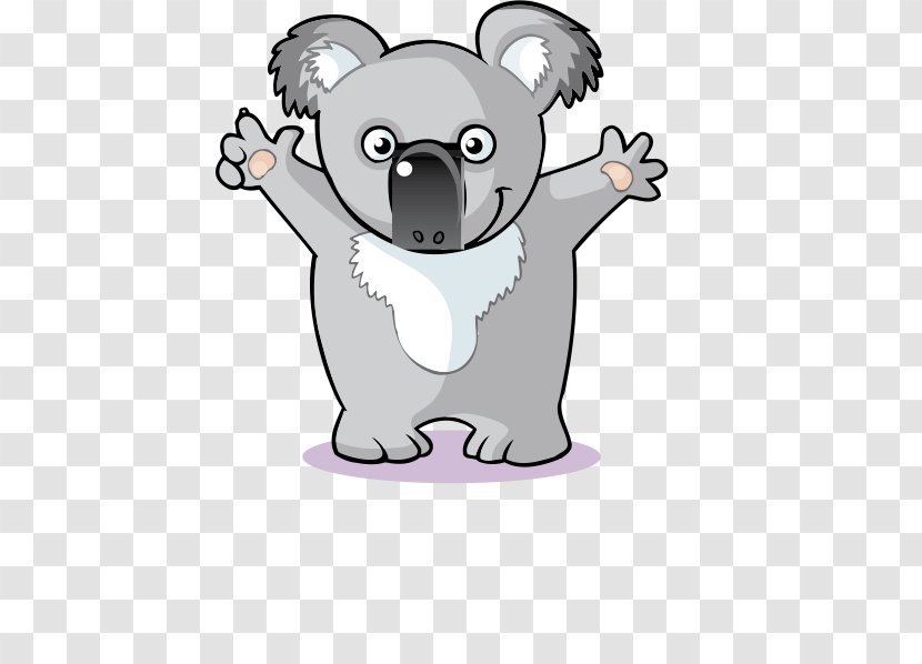 Koala Cartoon Illustration - Bear - Hug Laugh Transparent PNG