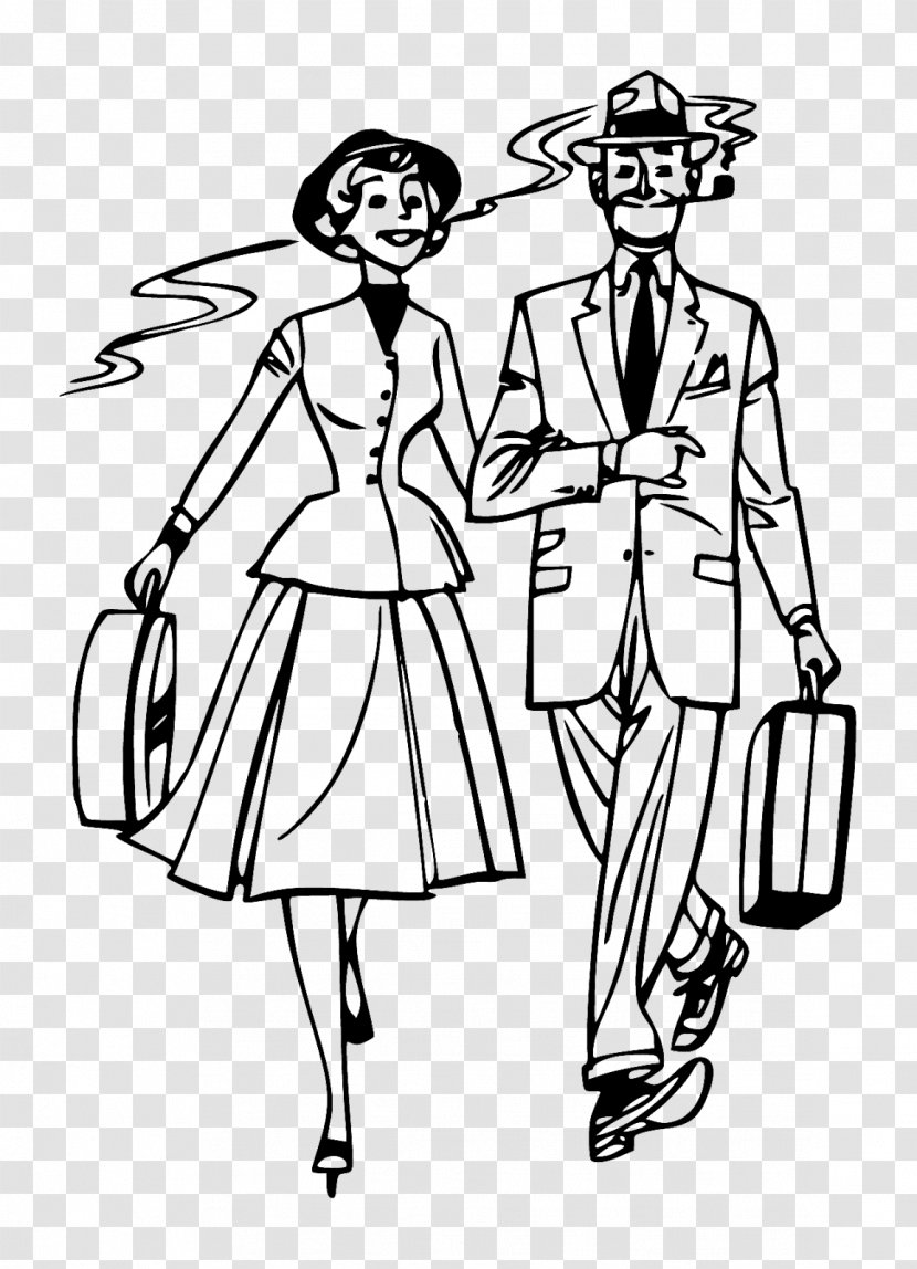 Drawing Couple Clip Art - Male Transparent PNG