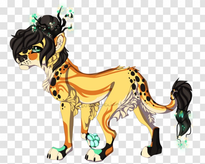 Cat Tiger Canidae Horse - Like Mammal - Foreign Wind Transparent PNG