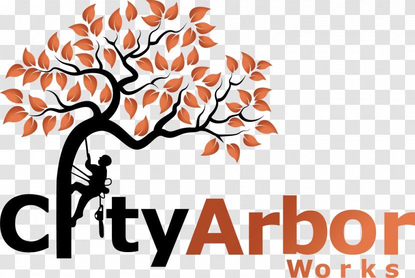 City Arbor Works Spot-On Computing Services Graphic Design Responsive Web - Orange Transparent PNG