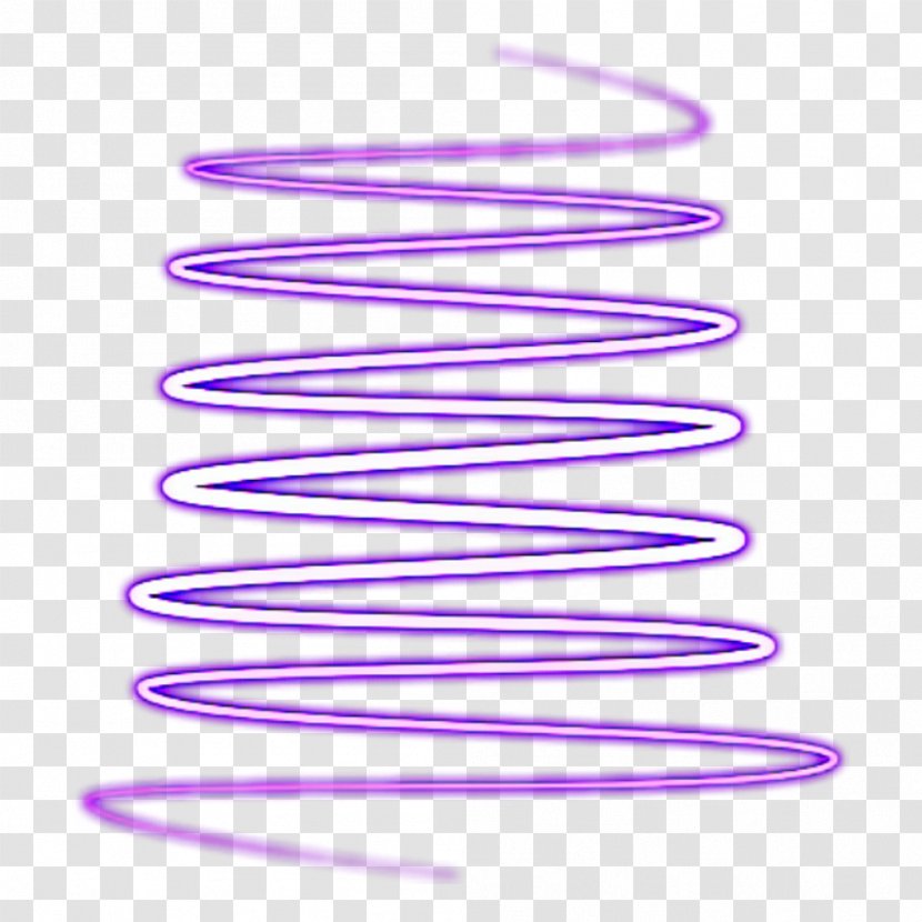 Spiral Image Sticker Neon Shape - Purple - Ahmed Sign Transparent PNG