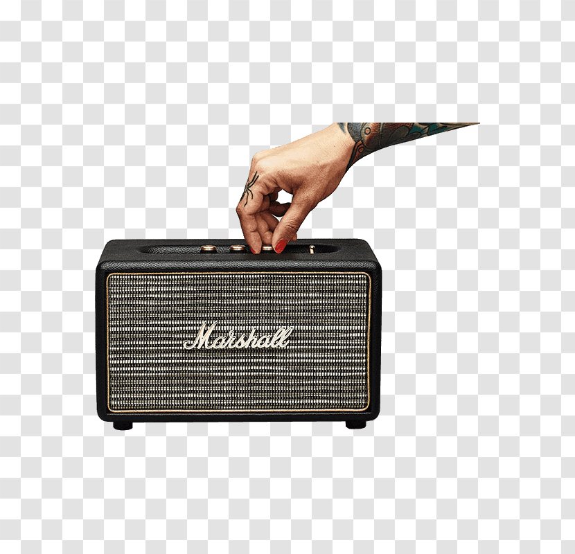 Loudspeaker Wireless Speaker Marshall Acton Bluetooth - Sound Transparent PNG