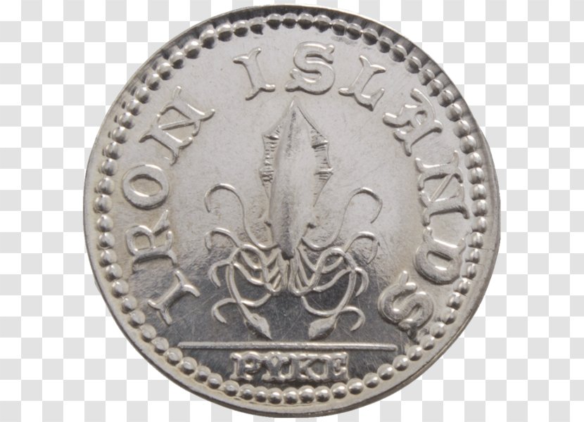 A Game Of Thrones Spain Istanbul Buz Korsanları SK Coin Balon Greyjoy - Nickel Transparent PNG
