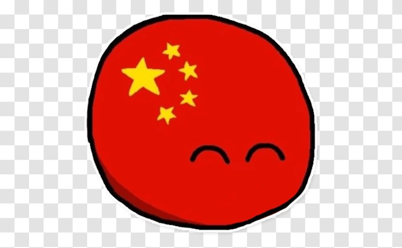 Flag Of China Polandball United States National - Emoticon Transparent PNG