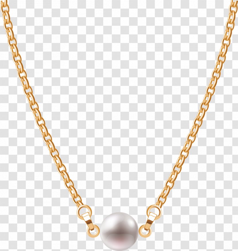 Chain Sterling Silver Necklace Pendant - Jewellery - Vector Transparent PNG