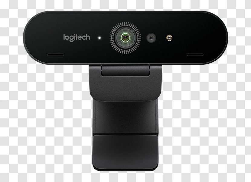 Logitech BRIO 4K Ultra HD Webcam Ultra-high-definition Television Resolution Camera - Electronic Device Transparent PNG