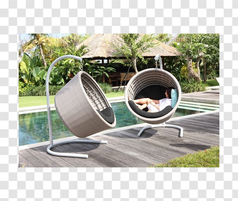 Egg Garden Furniture Chair Wicker - Rattan Transparent PNG