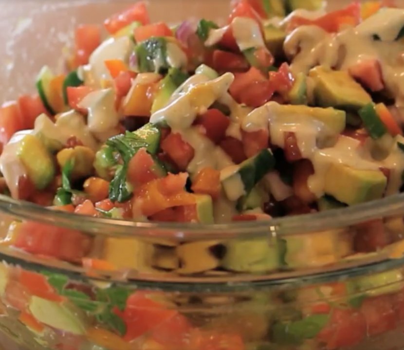 Israeli Salad Recipe Food Dish - Pebre Transparent PNG