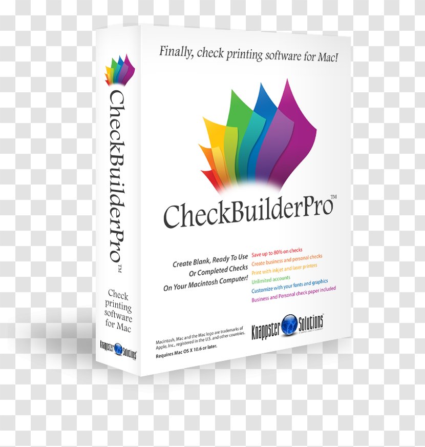 Computer Software Printing Cheque Font - Bank - Check Print Transparent PNG