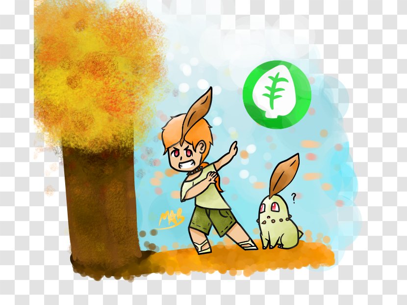 Chikorita Rabbit Art Illustration Image - Rabits And Hares Transparent PNG