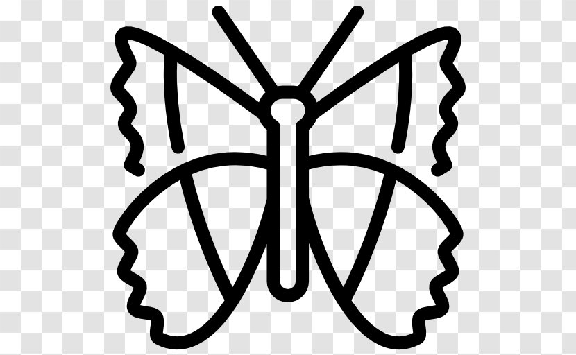 Design - Black And White - Moths Butterflies Transparent PNG