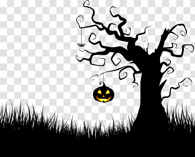 Halloween Halloween Tree Transparent PNG