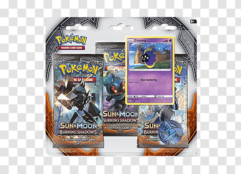 Pokémon Sun And Moon Shadows 3 Trading Card Game Booster Pack - Playing - Blister Transparent PNG