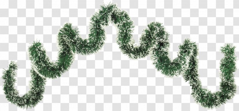 Garland Christmas Ornament Tinsel New Year Tree - Grass - Black Beans Transparent PNG