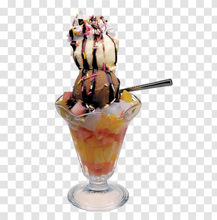 Chocolate Ice Cream Sundae Frozen Yogurt - Dondurma Transparent PNG