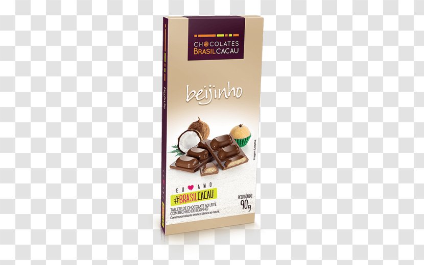 Praline Beijinho Brigadeiro Chocolate Bar White - Brasil Cacau Transparent PNG