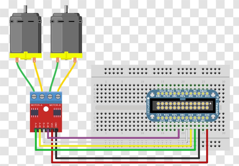 Microcontroller Electronics Hardware Programmer Electronic Circuit Component - Semiconductor - DC Motor Transparent PNG