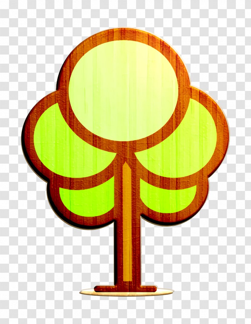 Cartoon Nature Background - Tree Icon - Symbol Meter Transparent PNG