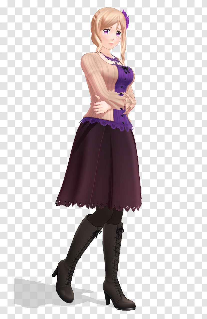 Dress Skirt Costume Rise Kujikawa France - Watercolor Transparent PNG