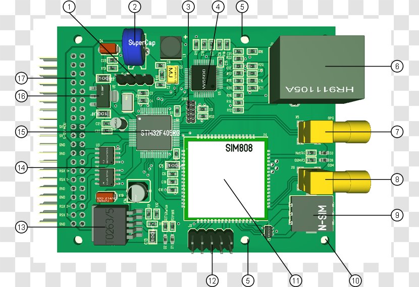 Microcontroller Ethernet Network Cards & Adapters Electronics TV Tuner - Semiconductor - Differential Gps Transparent PNG