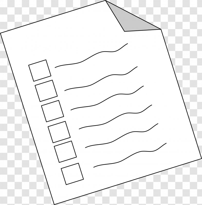 Survey Methodology Questionnaire Clip Art - Cartoon Transparent PNG