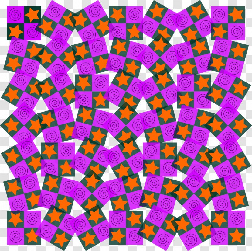 Symmetry Line Point Textile Pattern - Magenta Transparent PNG