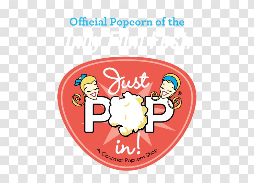 Just Pop In! Indianapolis International Film Festival Logo - Label - Popcorn Transparent PNG