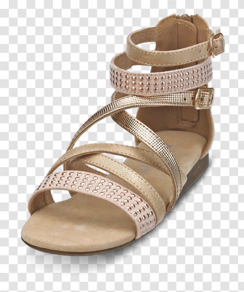 Slide Sandal Shoe Beige Transparent PNG