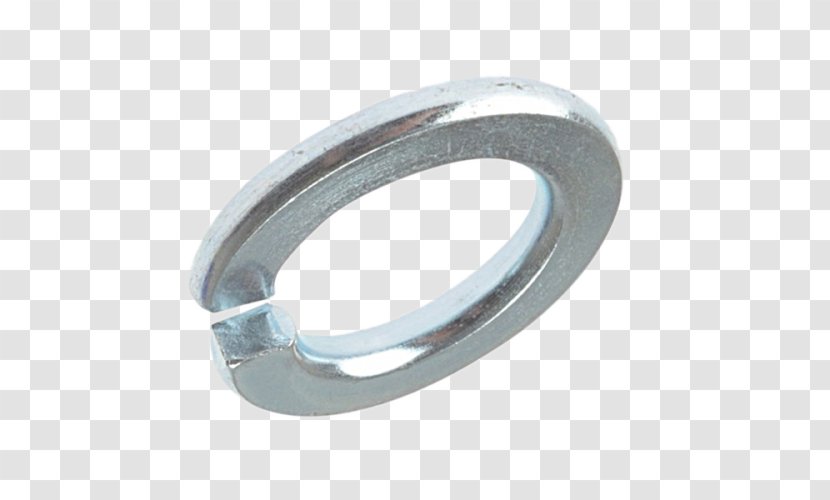 Washer Federring Forgefix Household Hardware Jewellery - Silver Transparent PNG