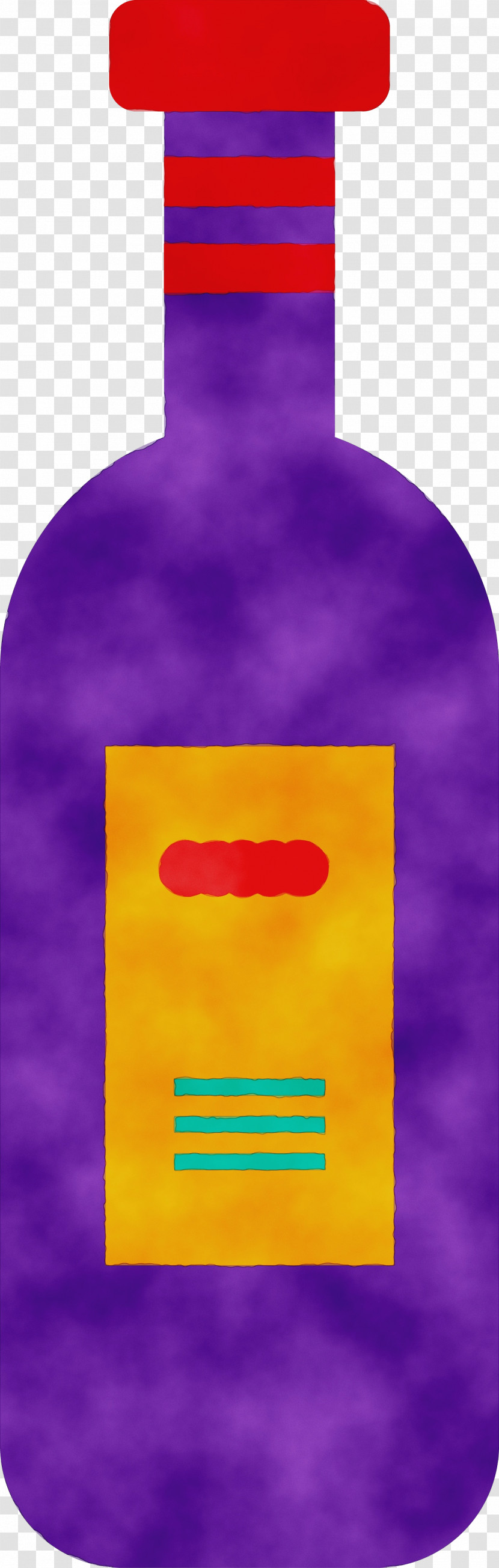 Bottle Purple Font Meter Transparent PNG
