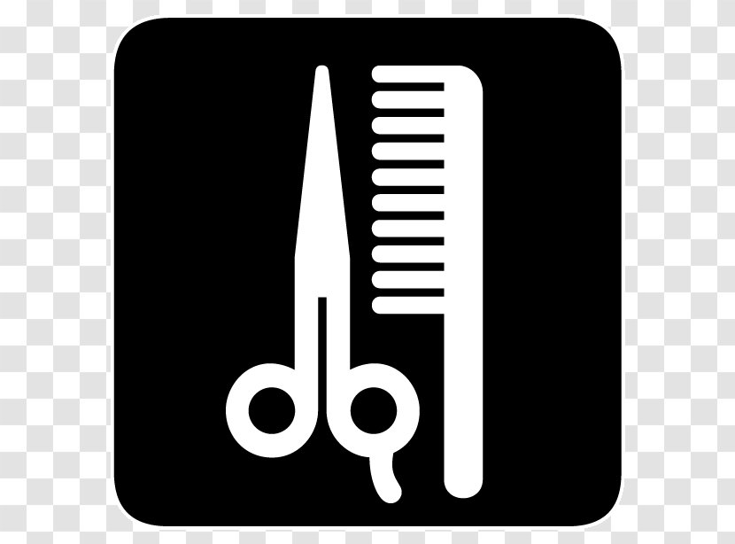 Beauty Parlour Barbershop Symbol Clip Art - Text - Salon Transparent PNG