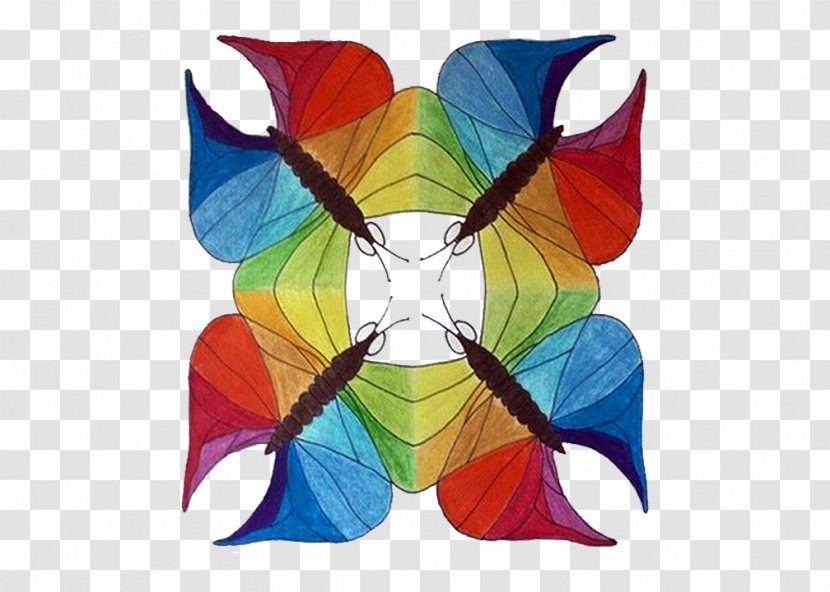 Color Wheel Munsell System Theory Painting - Butterfly Composition Transparent PNG