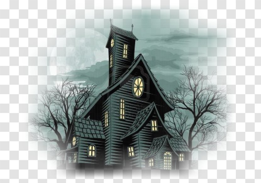 Haunted House Who Murdered Mr. Malone? Ghost Drawing Transparent PNG